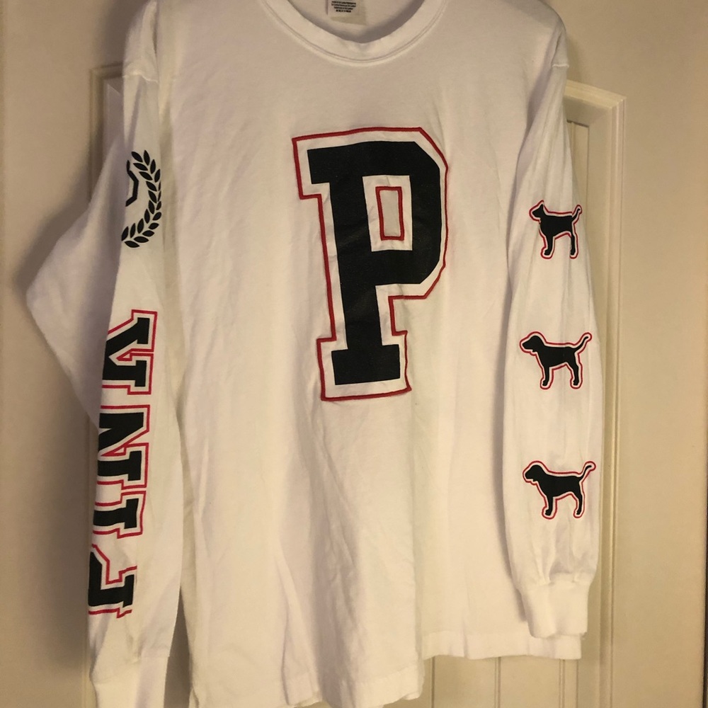 PINK Victoria Secret long sleeve white shirt
